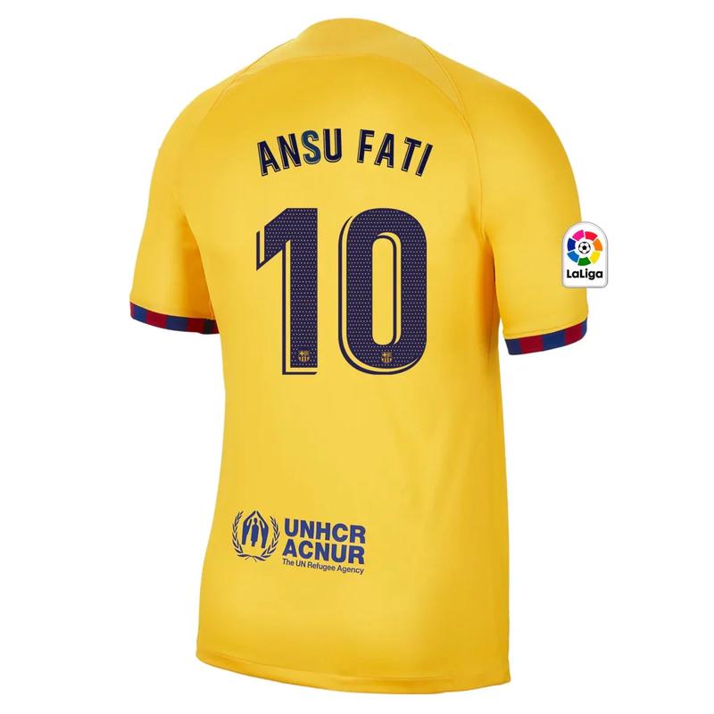 Ansu Fati Barcelona 22/23 Senyera IV Fourth Jersey