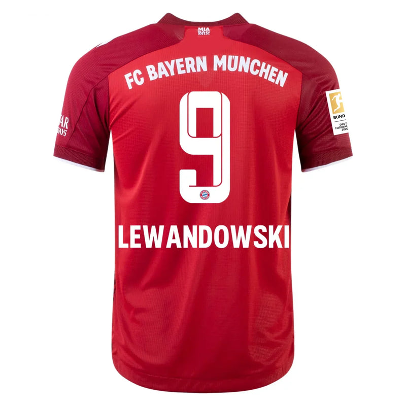 Robert Lewandowski Bayern Munich 21/22 Authentic I Home Jersey