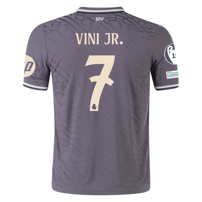 Vinicius Jr. Real Madrid 24/25 Third Jersey Authentic