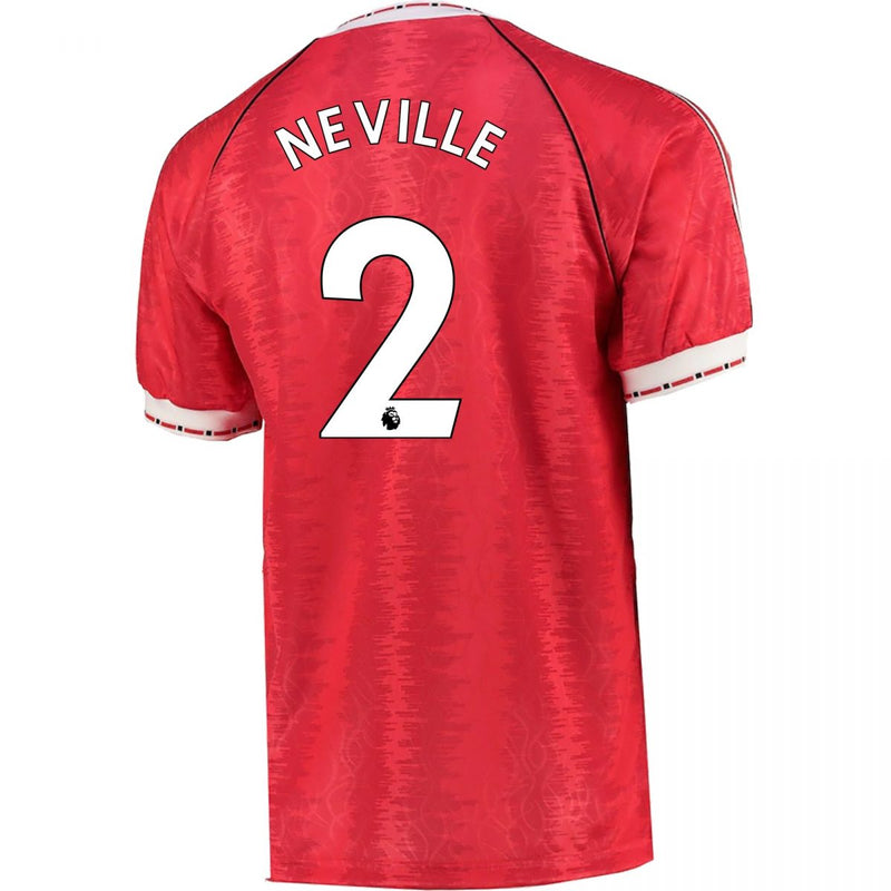 Gary Neville Manchester United 1990 Jersey