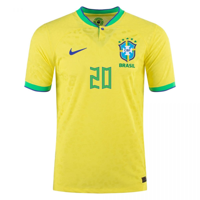 Vinicius Jr. Brazil 22/23 Authentic I Home Jersey