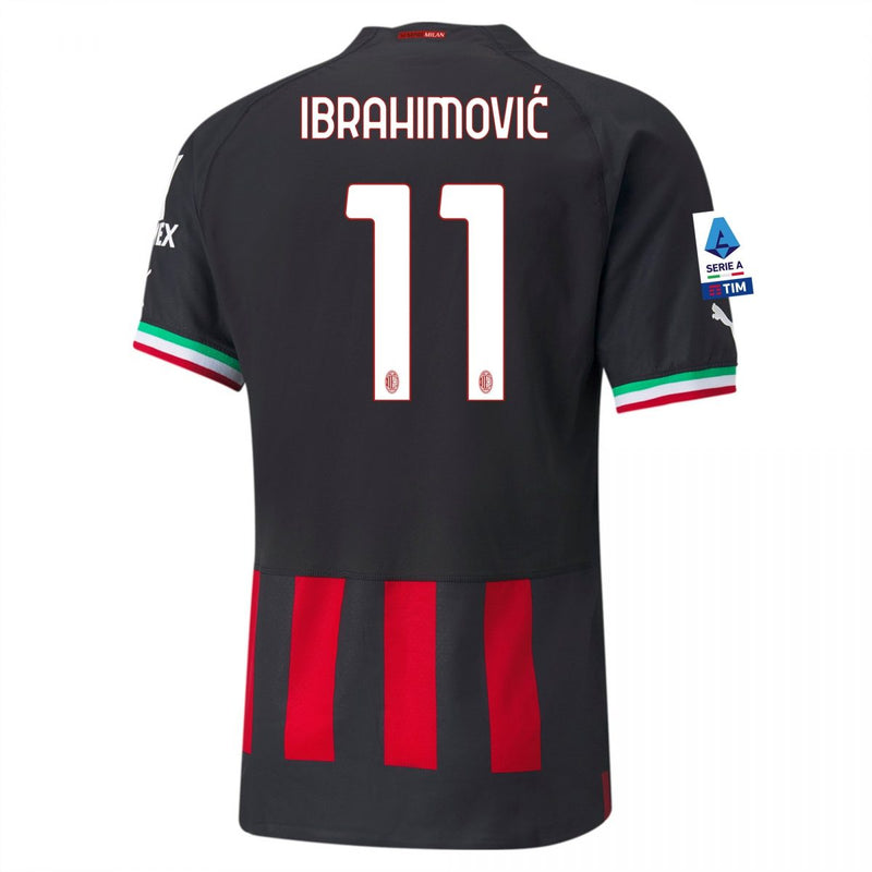 Zlatan Ibrahimović AC Milan 22/23 Authentic I Home Jersey