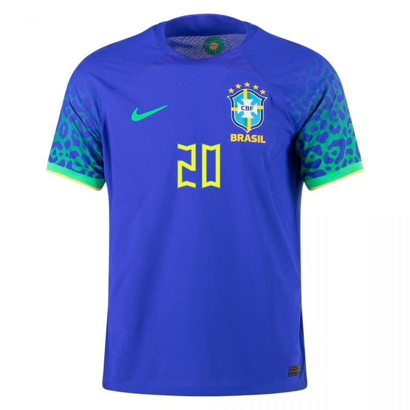 Vinicius Jr. Brazil 22/23 Authentic II Away Jersey