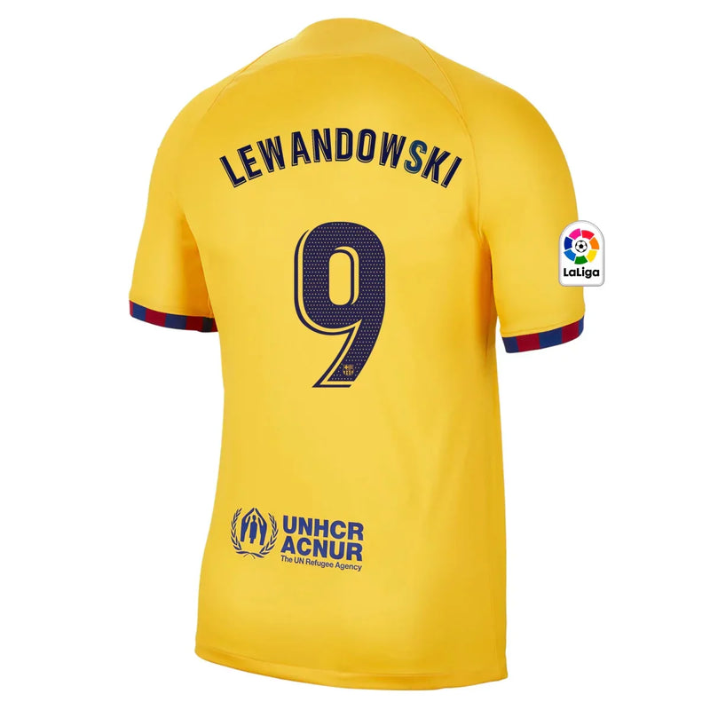 Robert Lewandowski Barcelona 22/23 Senyera IV Fourth Jersey