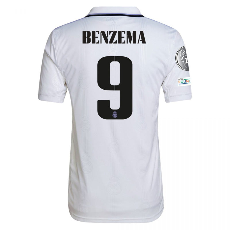 Karim Benzema Real Madrid 22/23 UCL I Home Jersey