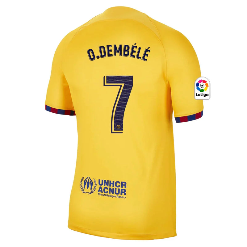 Ousmane Dembélé Barcelona 22/23 Senyera IV Fourth Jersey