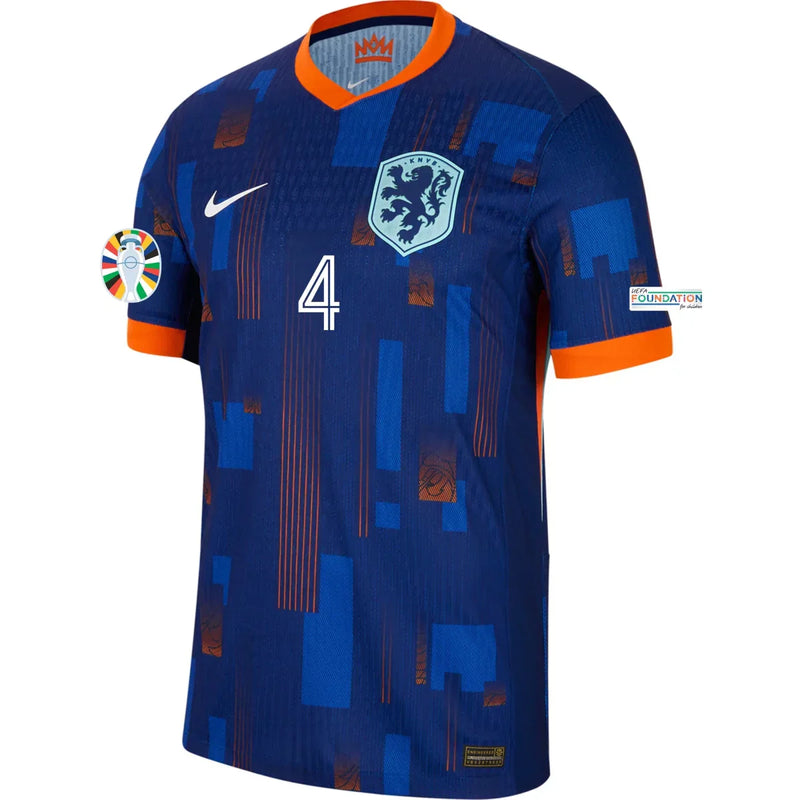 Virgil van Dijk Netherlands 24/25 Authentic II Away Jersey