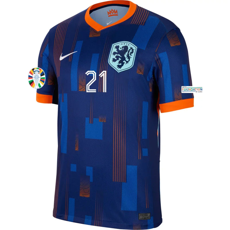 Frenkie de Jong Netherlands 24/25 II Away Jersey