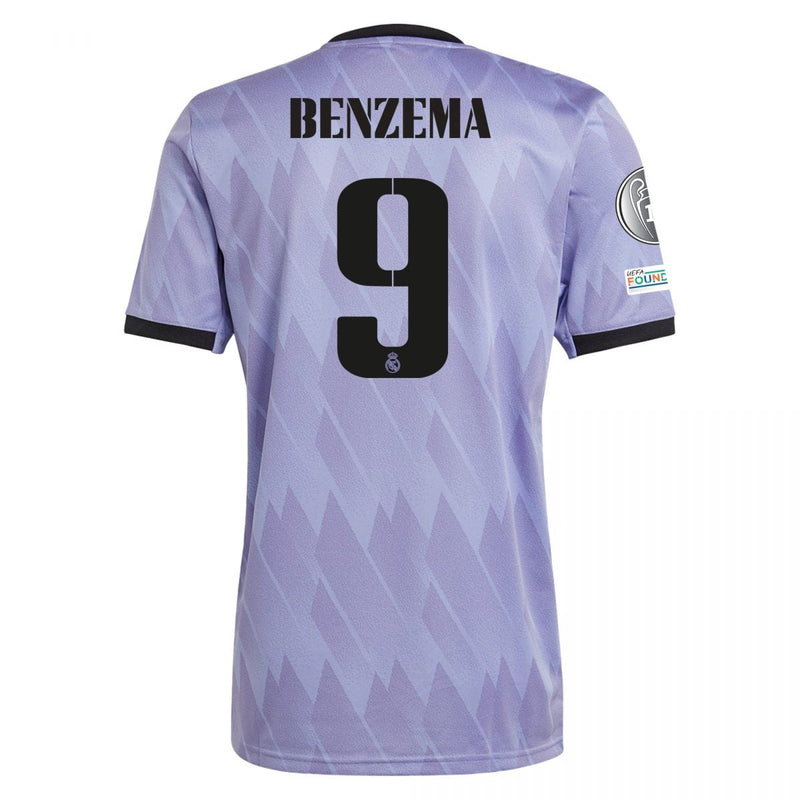 Karim Benzema Real Madrid 22/23 UCL II Away Jersey