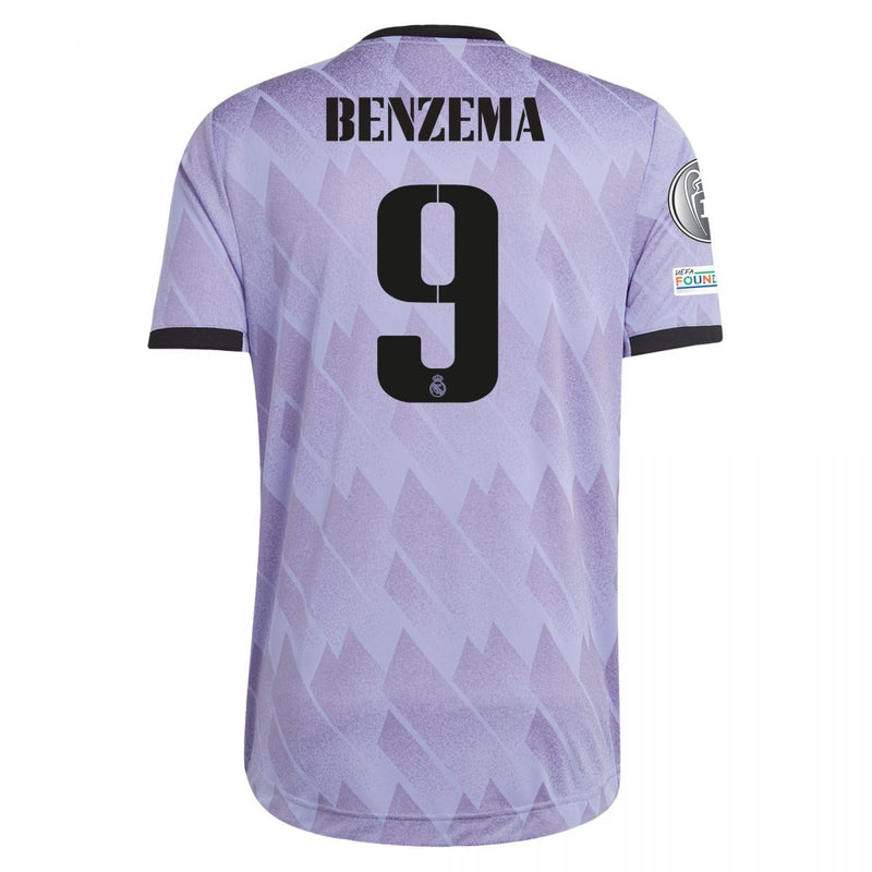 Karim Benzema Real Madrid 22/23 Authentic UCL II Away Jersey