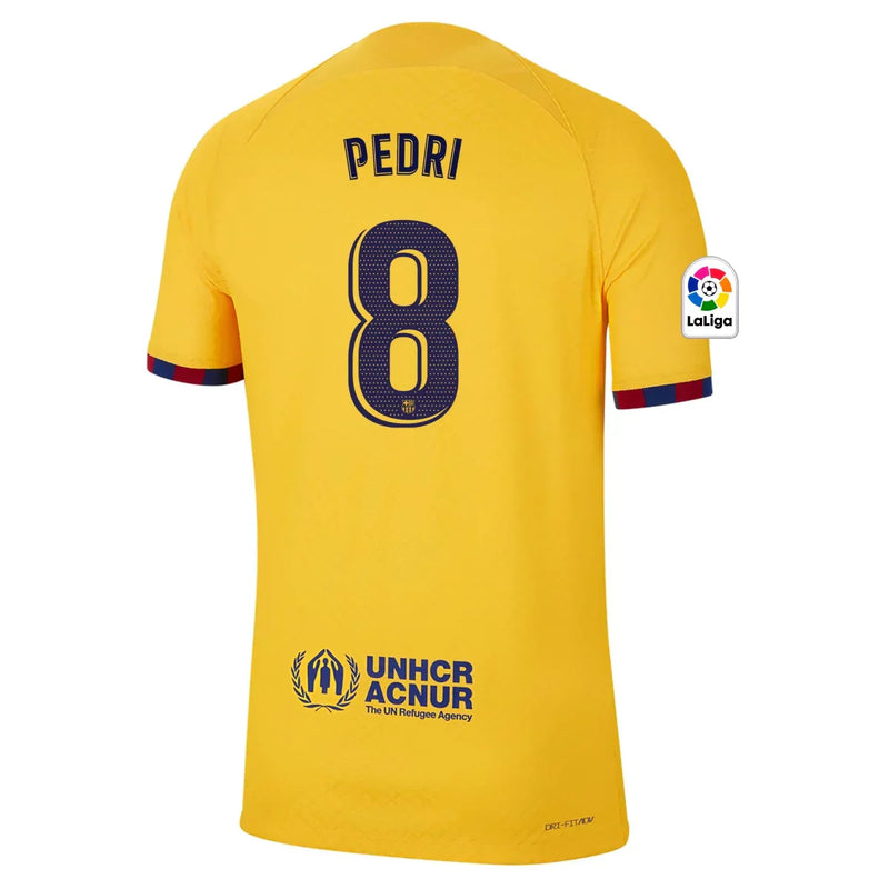 Pedri Barcelona 22/23 Authentic Senyera IV Fourth Jersey