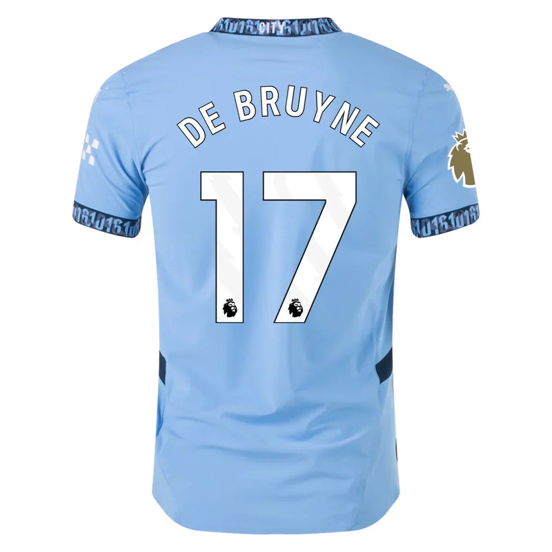 Kevin De Bruyne Manchester City 24/25 Authentic I Home Jersey