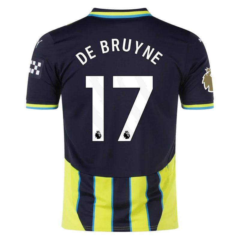 Kevin De Bruyne Manchester City 24/25 Away Jersey