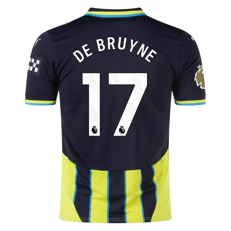 Kevin De Bruyne Manchester City 24/25 Away Jersey