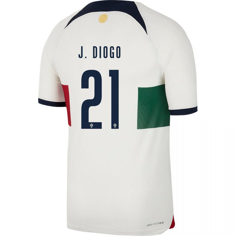 Diogo Jota Portugal 22/23 Authentic II Away Jersey