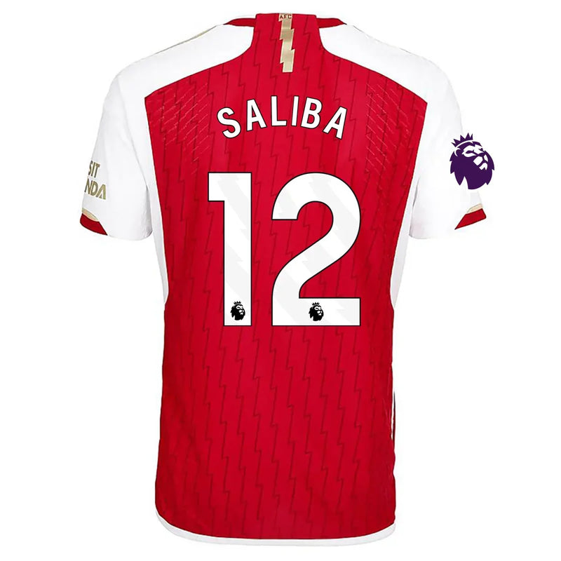 William Saliba Arsenal 23/24 Authentic I Home Jersey