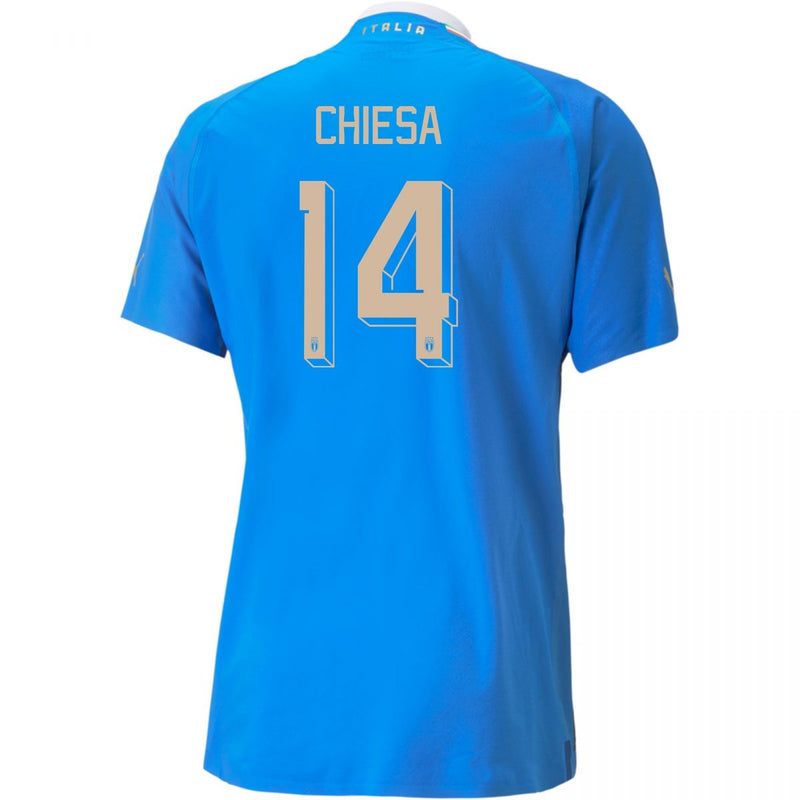 Federico Chiesa Italy 22/23 Authentic I Home Jersey