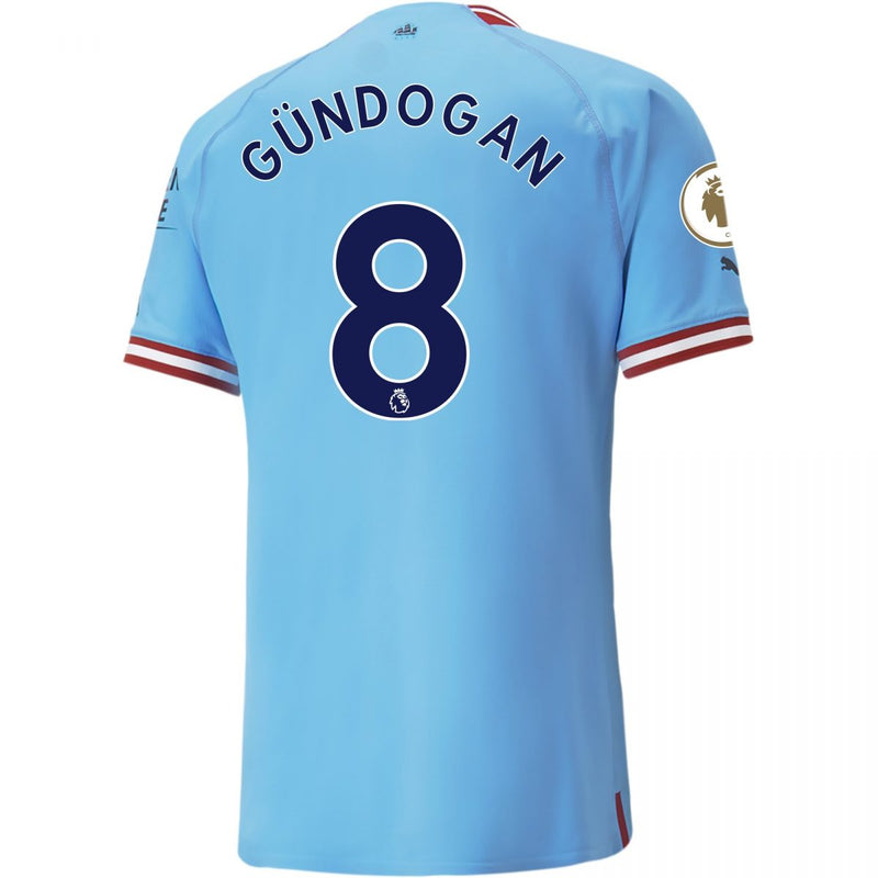 Ilkay Gündoğan Manchester City 22/23 Authentic I Home Jersey