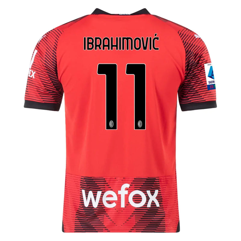 Zlatan Ibrahimović AC Milan 23/24 I Home Jersey