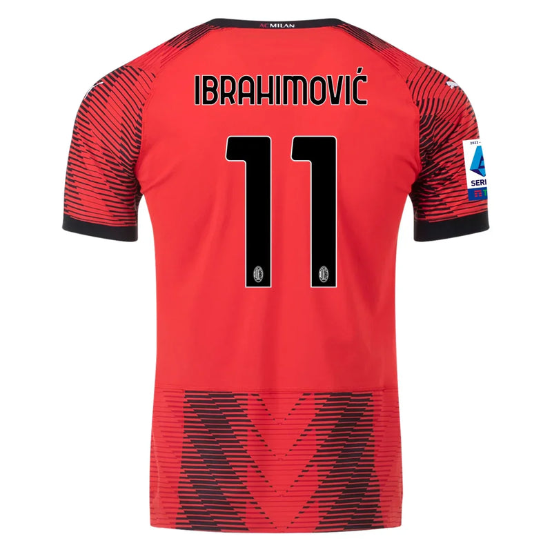 Zlatan Ibrahimović AC Milan 23/24 Authentic I Home Jersey