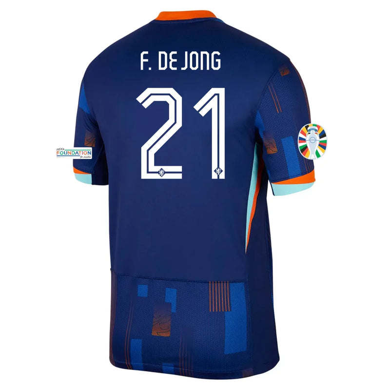 Frenkie de Jong Netherlands 24/25 II Away Jersey