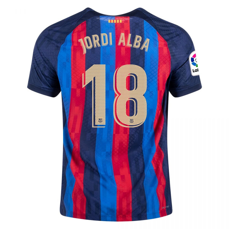 Jordi Alba Barcelona 22/23 Authentic I Home Jersey